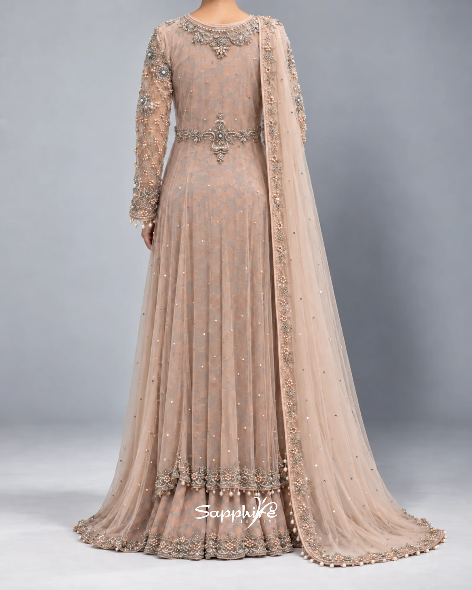 Rose Quartz Heritage Gown Set detail 2